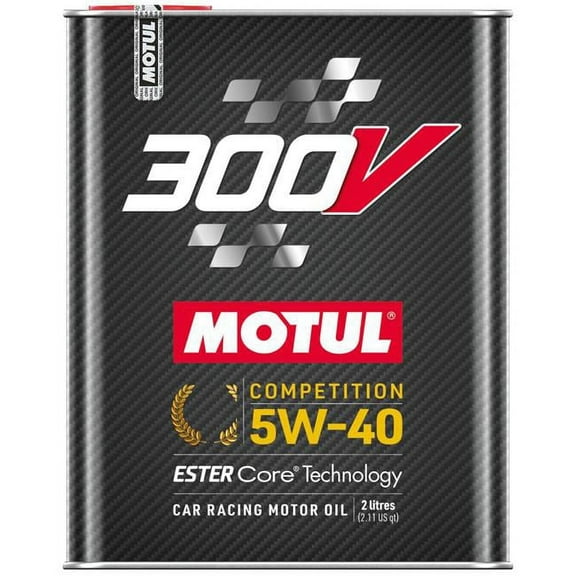 Motul USA MTL110817 2 Ltr 300V 5W-40 Full Synthetic Ester Core Motor Oil