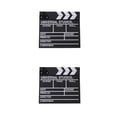 thumbnail image 1 of Inteprter 20x20 Director Video escena Clapperboard TV Movie Clapper Board película profesional pizarra corte Prop decoración del hogar suministro Type1 NO1, 1 of 6