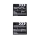 thumbnail image 2 of Injueey 1pc Director de Escena de la película Clapperboard TV Video Clapper Board Film Photographic Prop Decoraciones colgantes Type1 NO1, 2 of 6