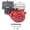Red, variant on AKWH 4‑Stroke 389cc 13HP OHV Horizontal‑Shaft Gas Engine,Electric&Recoil Start,8.6kW 3600RPM,Air‑Cooled,6.5L Fuel Tank,for Go‑Kart,Water Pump,Vibrator,Generator(Red)