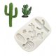 thumbnail image 1 of Molde De Silicona Para Fondant De Cactus De 5 Cavidades, Molde Para Dulces Y Chocolate, Herramientas De Decoración De Pasteles, Molde De Arcilla Polimérica, 1 of 5