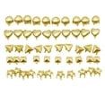 thumbnail image 2 of Claw Beads Nailhead Prendas Accesorios Punk Spikes dorado Macarena mini uñas, 2 of 8