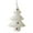 K, variant on HCTSHG Lighted Ceramic Christmas Tree, White Tabletop Xmas Figurines with Lights, Holiday Decor for Home, White Christmas Themed Decorations
