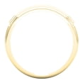 thumbnail image 3 of Dazzlingrock Collection 0.30 Carat (ctw) 10K Round White Diamond Men's Hip Hop Wedding Band 1/3 CT, Yellow Gold, Size 8, 3 of 3