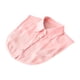 thumbnail image 5 of Qarigey Mujeres diseño simple cuello falso niñas moda formal falso media camisa decorativa desmontable solapa ropa decoración punto rosa 2piezas, 5 of 6