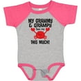 thumbnail image 3 of Inktastic My Grammy and Grampy Love Me Boys or Girls Baby Bodysuit, 3 of 5
