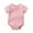 Pink, variant on Curenmufel Baby Boy Summer Clothes Baby Short Sleeve Bodysuit Cotton One-Piece Baby Clothes 0 3 6 9 12 Months(Red,0-3 Months)