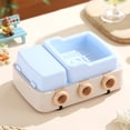 thumbnail image 4 of Silicone Ice Cream Mold Popsicle Maker with Lid DIY Homemade Ice Lolly Mold Cartoon Cute Design Household Easy-remove Ice Tray Summer Treats Easter Decorations Easter Gifts Decor, Blue, 4 of 7