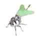 thumbnail image 5 of Tarro de miel con forma de abeja, tarro de especias con cuchara, recipiente para café creativo multiusos Argent Light Green, 5 of 9