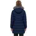 thumbnail image 5 of Wantdo Women's Plus Size Jacket Padded Winter Coat Waterproof Winter Jacket Quilted Parka Navy 2XL, 5 of 7