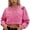 yue866-Hot Pink, variant on Women's Ripped Cropped Sweatshirt Letter Graphic Cut out Long Sleeve Pullover Crop Top Y2k Streetwear Tops Black A