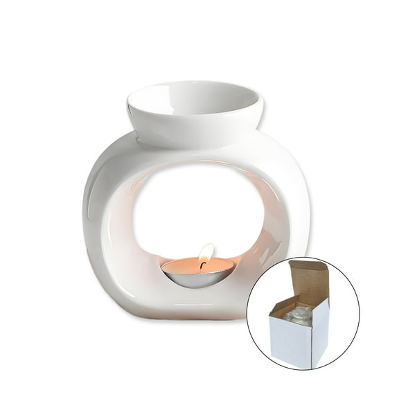 HIBIBUD Wax Melt Warmer,Retro Home Style Candle Warmer,Home Furnishings Wax Burner,style1