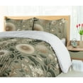 thumbnail image 3 of Ambesonne Sage Duvet Cover Set, Bohemian Neutral Efflorescent, Twin, Olive Green and Dark Tan, 3 of 4
