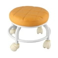 thumbnail image 1 of Ottoman Roulant, Tabouret à Roulettes Imperméable Doux Haute Densité pour Bureau, 1 of 8