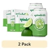 (2 pack) Spindrift Lime Unsweetened Sparkling Water with Real Squeezed Fruit, 12 fl oz, 8 Count