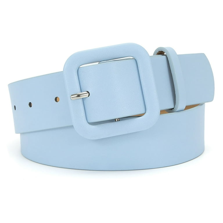 SWSMCLT Women's Fashion PU Belt Faux Leather Belt Slimming