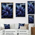 thumbnail image 4 of Designart "Blue Ferns Indigo Calm II" Floral & Botanical Wall Decor, 4 of 5