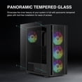 thumbnail image 4 of Funda para ordenador GAMDIAS ATX Mid Tower con vidrio templado, 4 of 7