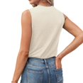 thumbnail image 2 of Womens Tank Tops Summer Casual Sleeveless Top T-Shirt, 2 of 2