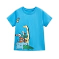 thumbnail image 1 of Qudderr T-Shirts Dessin Animé pour Garçons Bébé Manches Courtes en Coton 2-8T Été Col Rond pour Tout-Petits, 1 of 9