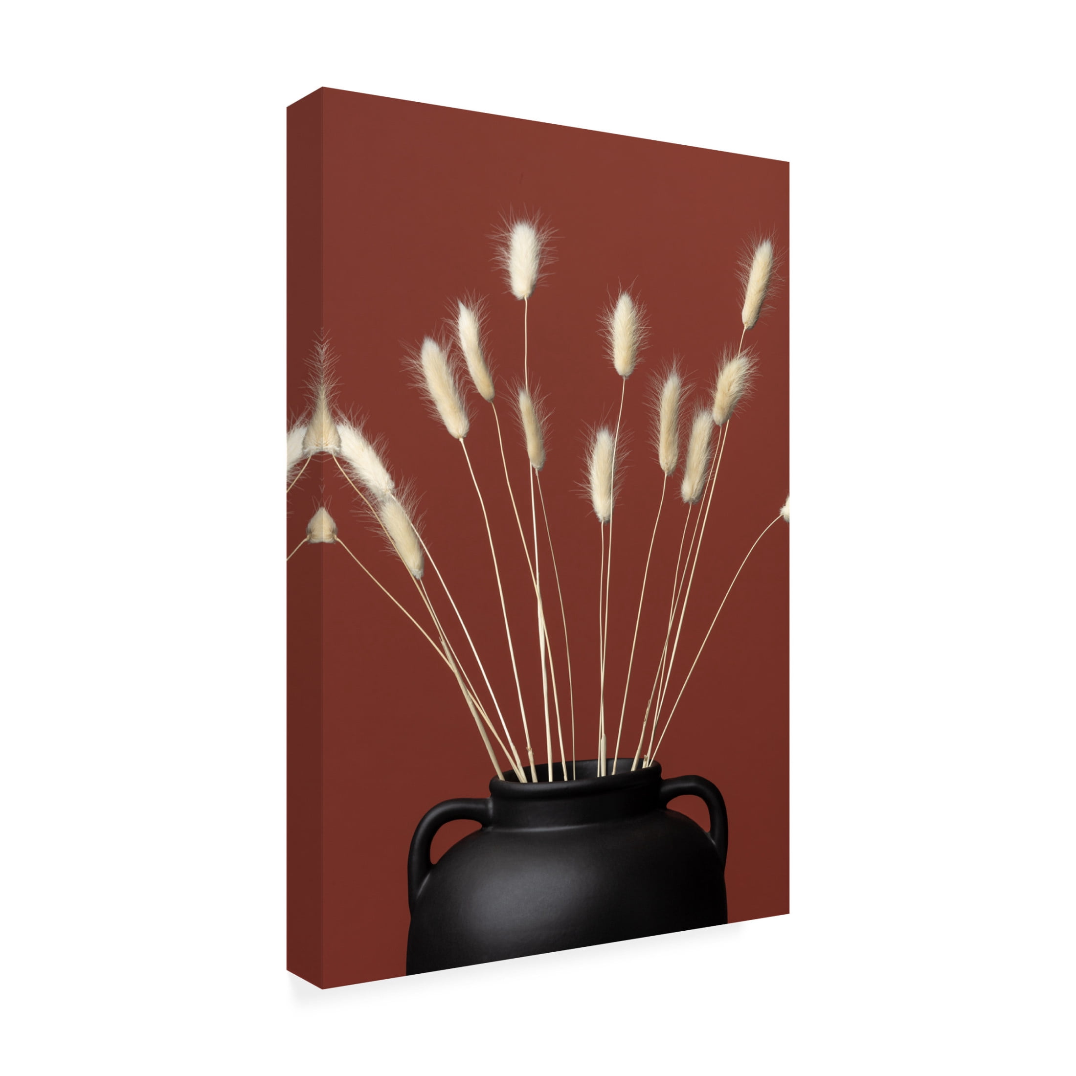 Trademark Fine Art Pictufy Studio Bunny Grass Vase Canvas Wall Art