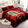 thumbnail image 2 of JML King Fleece Bed Blanket For Winter,520GSM Polyester Soft Fleece Blanket,83"x91", 2 of 5