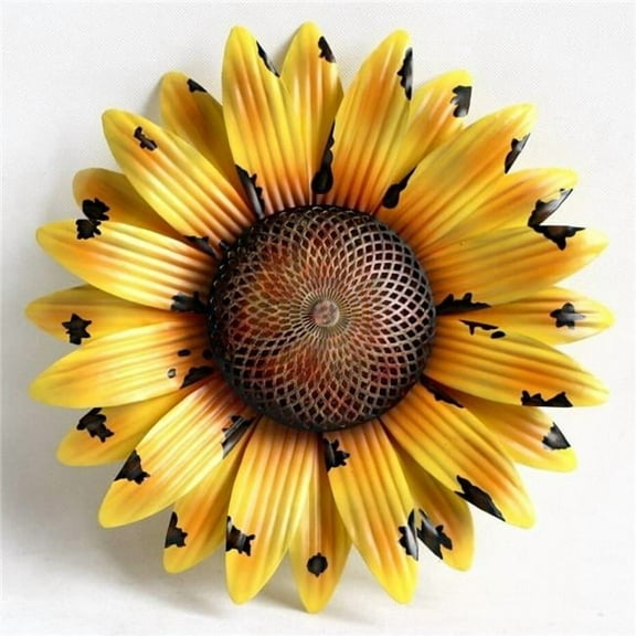 MDR Trading Inc. AI-GG9622_Q01 Rustic Look Metal Sunflower Wall Decor