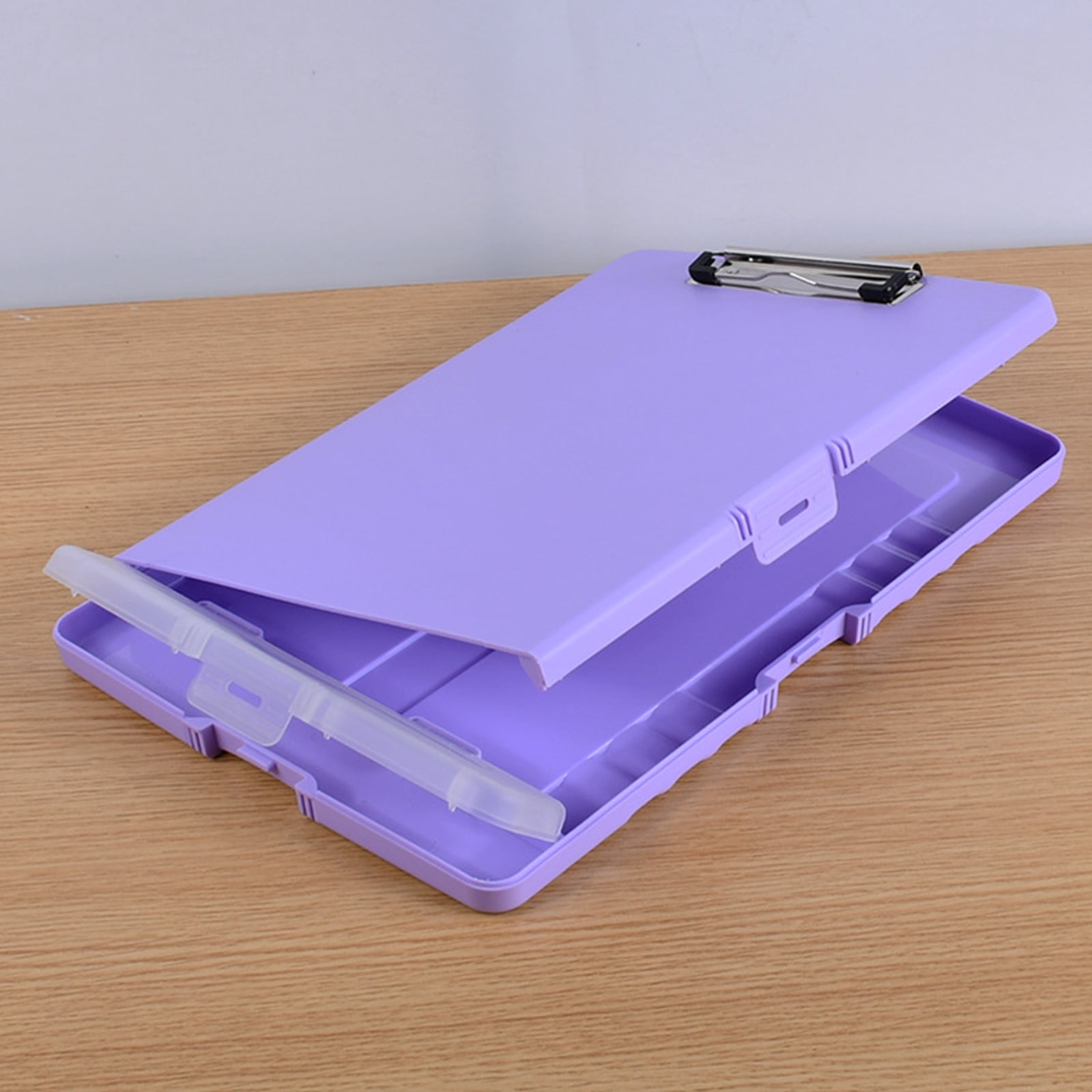 Nursing Clipboard with Document Case Water Resistant File Organiser Box Clipboard Writing Board for Office 254x365mm