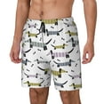 thumbnail image 2 of Uemuo Dachshund Dog Puppy Pattern Mens Swim Trunks Quick Dry Board Shorts with Mesh Lining, Stretch Beach Shorts Quick Dry No-Chafing Board Shorts-Medium, 2 of 9