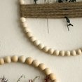 thumbnail image 3 of Wooden Bead Round Garland Farmhouse Decor Decoration Bohemian Wall Front Door Decoration,Small Wooden Beads, 3 of 7