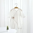 thumbnail image 2 of THDHVS Newborn Girl Outfits,Newborn Onesies Girl,Summer Newborn Baby Cute Embroidered Cotton Thin Clothes Ha Yi Long Sleeve Air-conditioned Clothing White 6-9 Months, 2 of 3
