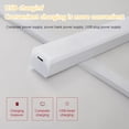 thumbnail image 5 of 6 Pack LED Under Cabinet Lights,Motion Sensor Light Strip Adhesive Sheet,3 Modes Dimmable Closet Light,Counter Lights for Kitchen Stairs,White,11.81 x 0.78 in, 5 of 13