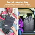 thumbnail image 4 of UniLiGis Bolsa de lavandería de viaje lavable con asas y cordón (paquete de 2), resistente, lo suficientemente grande como para contener 3 cargas de ropa, cabe en una cesta de lavandería o cesto de ro, 4 of 5