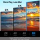 thumbnail image 4 of Adaptador 8K DisplayPort 1.4 plano de 90 grados y 270 grados, paquete 4, convertidor conector vertical DP macho a hembra en ángulo recto, extensor forma L DP, compatible con 8K@60Hz, 4K Plano, 4 of 4