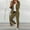 Pants-149Brown, variant on Women 2 Piece Outfits Blazer Set Open Front Jacket and Ankle Pants Slim Fit High Waisted Drawstring Business Casual Office Work Suit