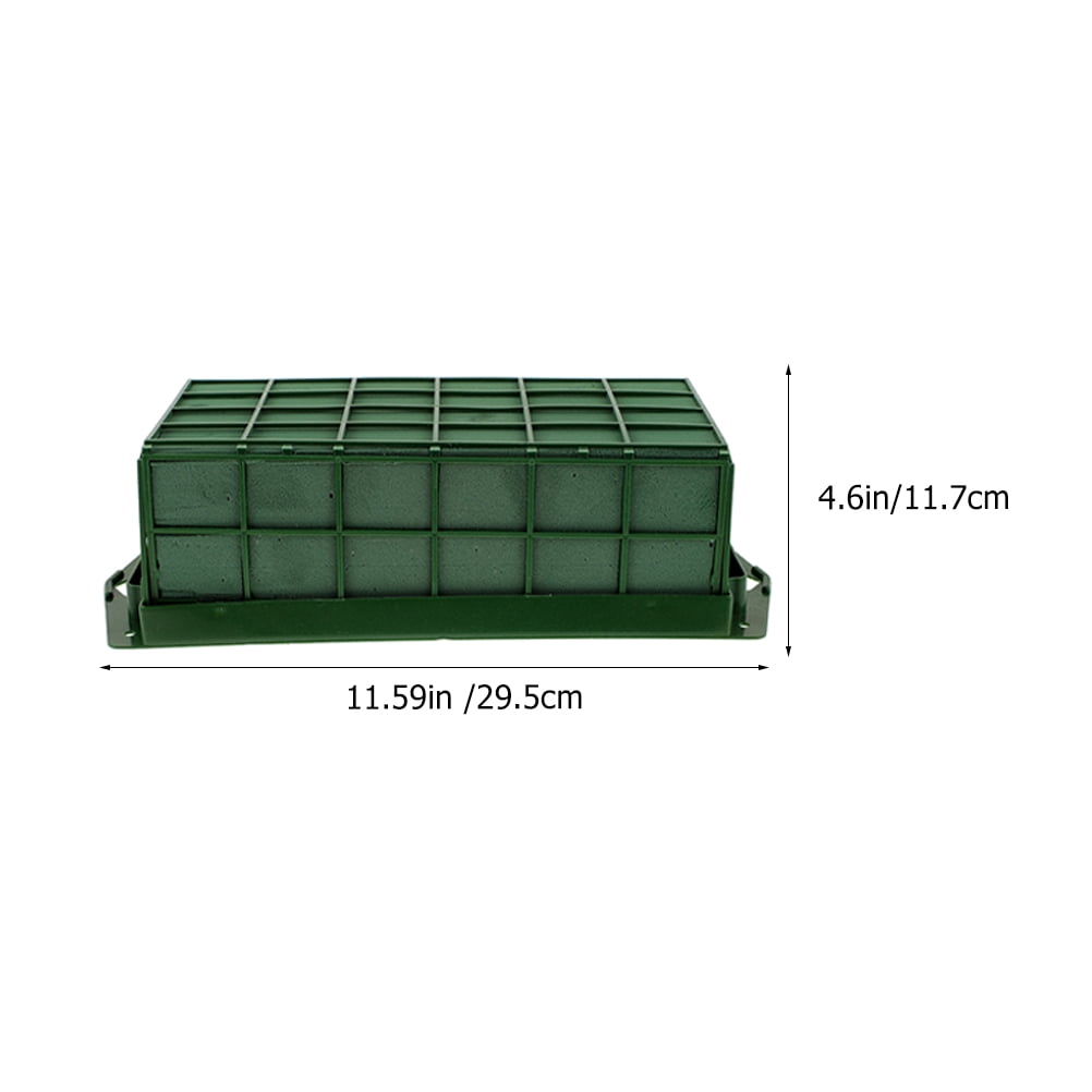 NIYANGLE Flower Arrangement Tools Floral Foam Cage Green Flower Arrangement Beginners 4Pcs
