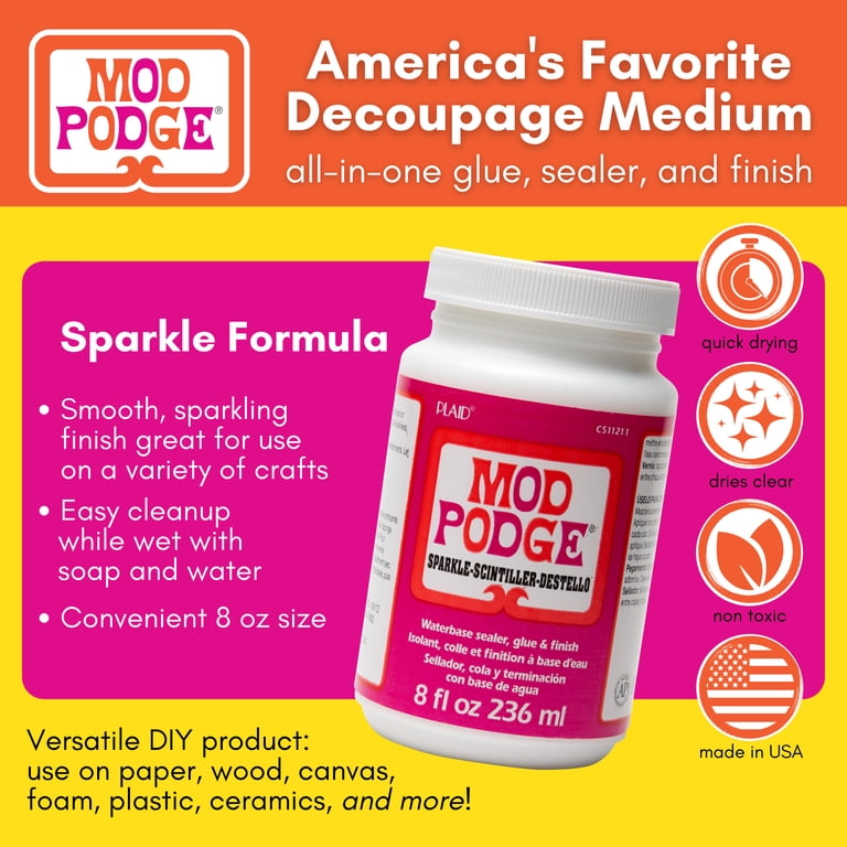 Plaid Mod Podge Ultra Satin Spray On Glue & Sealer-4oz