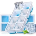 thumbnail image 1 of Large Ice Cube Mold with Lid, FURNSII 2 Pack Silicone Big Square Ice Cube Trays with Lids BPA Free, Easy-Release & Stackable Big Ice Cube Tray for Freezer Cocktail Whiskey Coffee, 1 of 7