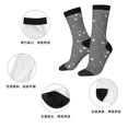 thumbnail image 5 of Honeii Airplane Routes Around The World Print Adult Socks,Crew Socks,Casual Calf Socks,Daily Wear Socks for Men & Women, Perfect for Sports, Casual and Everyday Use, 5 of 6