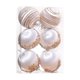 thumbnail image 1 of 6x Adornos de bolas navideñas Adornos colgantes navideños Adorno decorativo para Blanco 6cm, 1 of 9