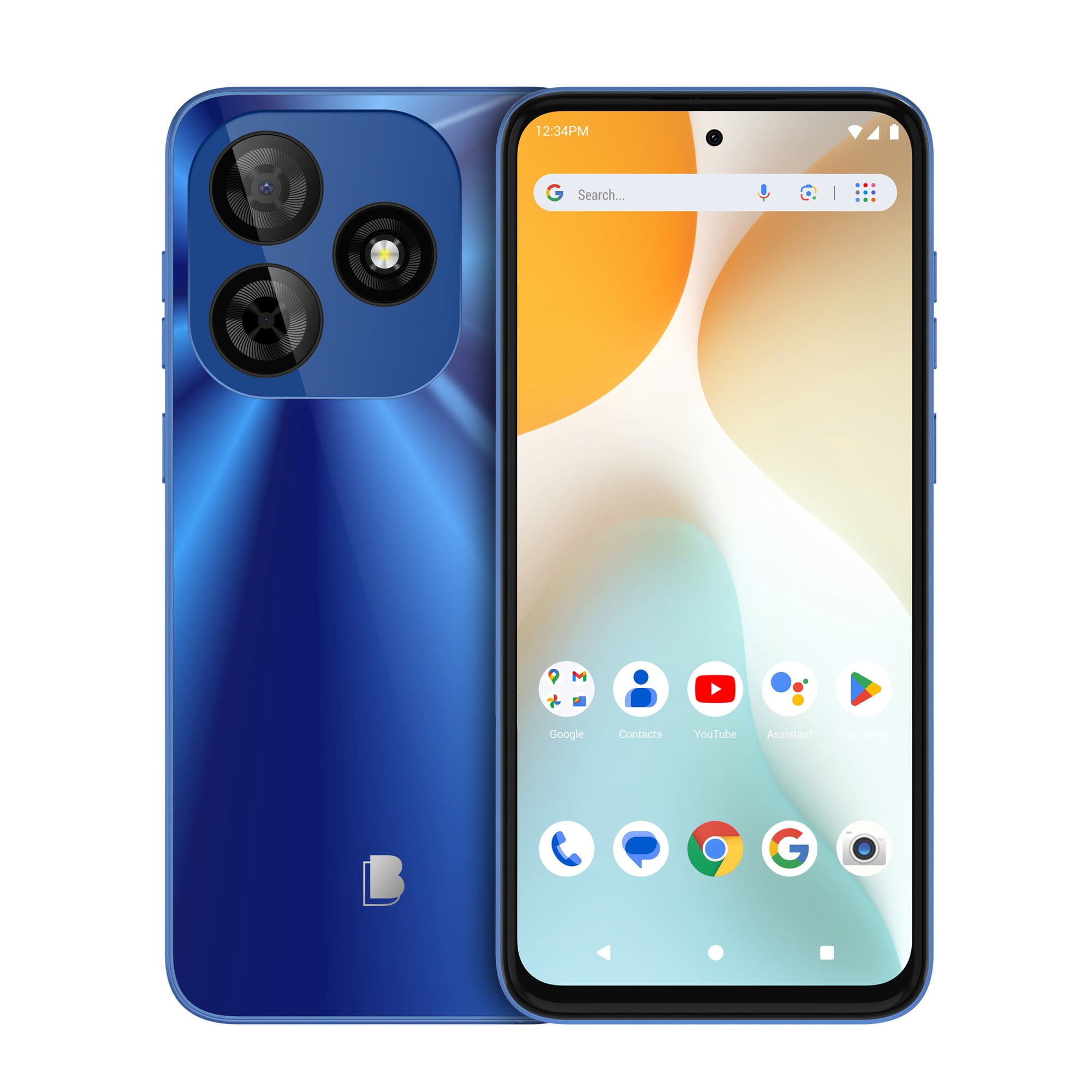 BLU G65L G1130WW 128GB GSM Unlocked Android Smartphone - Dark Blue
