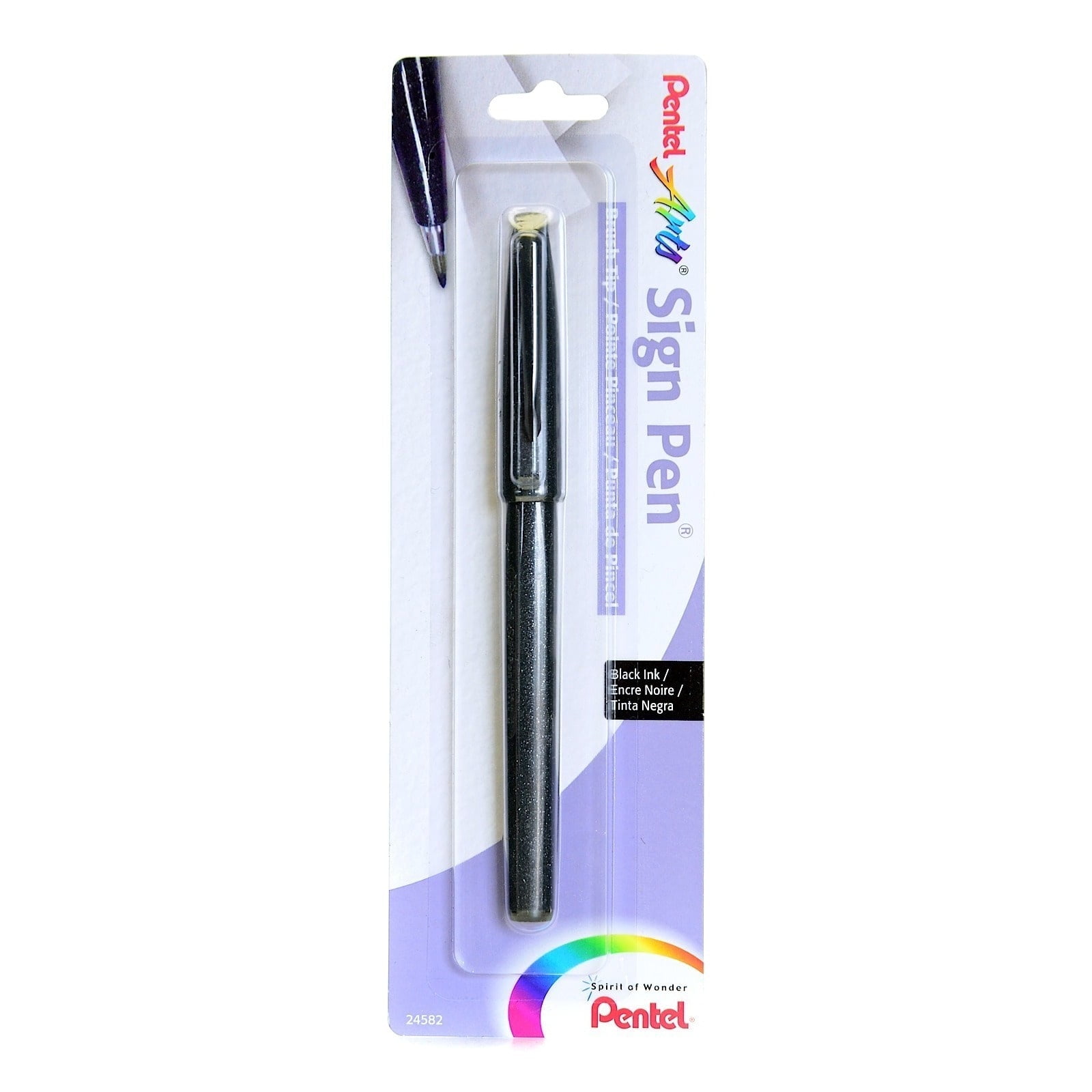  Pentel Fude Brush Pen Fine (XSF15AD) : Arts, Crafts