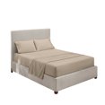thumbnail image 3 of Juego de ropa de cama para el hogar Sábana de cama Funda de colchón Funda de almohada Juego de ropa de cama de poliéster de color sólido, Beige, Twin, 3pcs / set kenally HA6267-09B, 3 of 7
