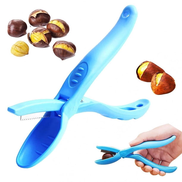 Pinza Para Castañas, Pelador De Castañas, Tijeras, Herramienta Para Nueces De Cocina, Pinzas Ergonómicas Para Castañas, Herramienta Práctica Para Pelar Guardurnaity HA039048-00