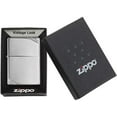 thumbnail image 4 of Zippo Personalized Chrome Windproof Lighter Custom Message Engrave (Vintage High Polish #260), 4 of 7
