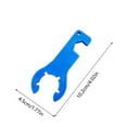 thumbnail image 2 of Adjustable Propane Wrench - PVC Camping Tools Black Outdoor Gear Tent Stakes Pegs Hiking Equipment Backpacking Accessories Travel Camping Sky Blue, 1Pcs, 4x1.7", 2 of 5