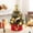 Gold, variant on EUDIDV Christmas Products 17.72/23.62 Inch Lighted Mini Christmas Tree Small Desktop Christmas Tree With 20 LED Cones And Christmas Ball Decorations Festive Supplies