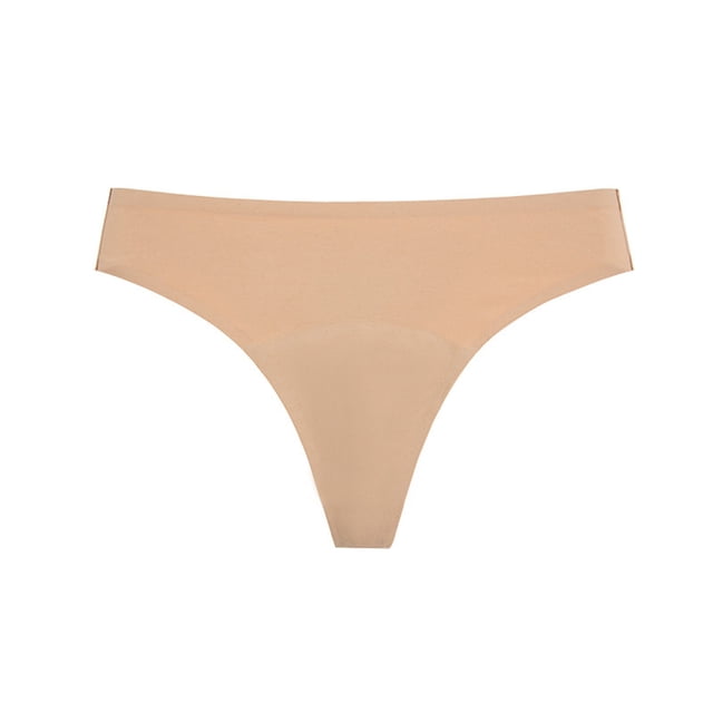 Culotte String Menstruelle pour Femmes, Culotte Taille Haute Bikini String en Nylon Solide Khaki TP