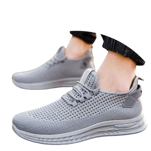 AUDeals Men's Orthopedic Running Shoes, Lightweight Mesh Sneakers with Breathable Comfort and Rubber Outsole for Gym