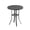 Black, variant on Vicllax Outdoor Round Bar Table Metal Modern Style for Porch Garden Balcony (Diameter 35.4")